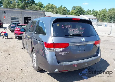 2014 Honda Odyssey Ex-L from USA, damaged, VIN 5FNRL5H66EB074147
